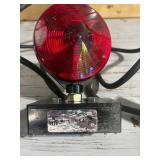 Trailer Magnetic Towing Light Kit with Red Lenses and Wiring in Case