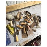 Collection of Assorted Masonry and Drywall Hand Tools
