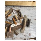 Collection of Assorted Masonry and Drywall Hand Tools