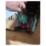 Lot of Vintage Lionel Train Track, Accessories, Electrical Parts, and Assorted Model Train Cars
