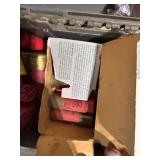 Mixed Lot of Shotgun Shells and .22 Long Rifle Cartridges with Plastic Storage Box
