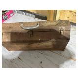 Vintage Metal Toolboxes with Assorted Hand Tools and Hardware