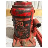Powerbuilt 20 Ton Hydraulic Bottle Jack with Handles