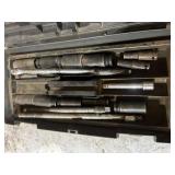 Heavy Duty Socket Set and Pry Bar Tools in Carry Case