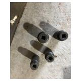 Heavy Duty Socket Set and Pry Bar Tools in Carry Case