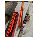 Set of Roadside Emergency Reflective Warning Triangles with Cases