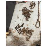 Lot of Heavy-Duty Tow and Binder Chains with Hooks
