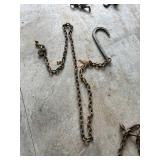 Set of 4 Heavy-Duty Tow Chains with Hooks