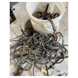 Large Lot of Assorted Bungee Cords with Hooks