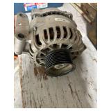 Automotive Alternator with Pulley and OEM Markings