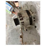 Automotive Alternator with Pulley and OEM Markings