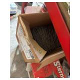 Mixed Lot of Hardware Fasteners, Marking Pencils, and Storage Drawers