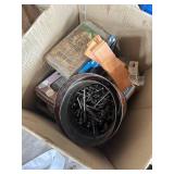 Bulk Lot of Mixed Hardware, Fasteners, and Hand Tools in Organizers