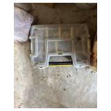 Bulk Lot of Mixed Hardware, Fasteners, and Hand Tools in Organizers