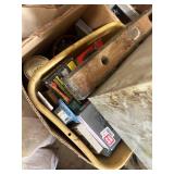Bulk Lot of Mixed Hardware, Fasteners, and Hand Tools in Organizers