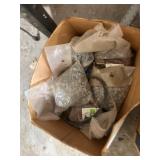Bulk Lot of Mixed Hardware, Fasteners, and Hand Tools in Organizers