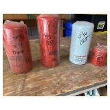 Lot of 4 Baldwin and Luber-finer Oil Filters Assorted Sizes