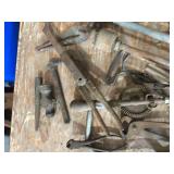 Assorted Vintage Hand Tools, Chain, and Come-Alongs Collection