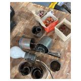 Bench Grinder, Delta 31-050 Belt Sander, Hole Saws, Tape Measure and Connectors Set