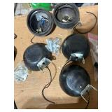 Workshop Tool and Hardware Lot with Vintage Funnels and Bobcat Panel Filter