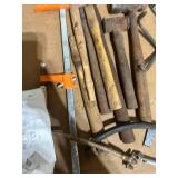 Workshop Tool and Hardware Lot with Vintage Funnels and Bobcat Panel Filter