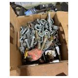 Workshop Tool and Hardware Lot with Vintage Funnels and Bobcat Panel Filter