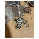 Lot of Saw Blades, Grinding Discs, Wire Wheels, Ear Protection and Hardware