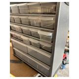Plastic Storage Organizer Cabinet with Multiple Drawers