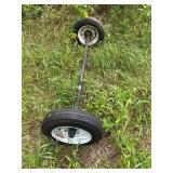 Trailer Axle with 5.30-12 Carlisle Tires and Rims