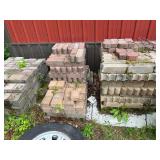 Large Lot of Assorted Concrete Landscaping Bricks and Pavers