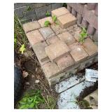 Large Lot of Assorted Concrete Landscaping Bricks and Pavers