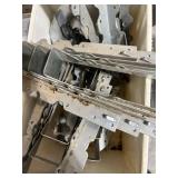 Assorted Electrical Wiring Straps, Peg Hooks, and Miniature Wrench Set