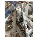 Assorted Electrical Wiring Straps, Peg Hooks, and Miniature Wrench Set