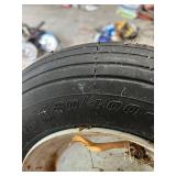 Wheel and Axle Assembly with 4.80/4.00-8 Tires