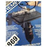 Dremel Shaper Router Table with Accessories and Vintage Router