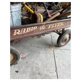 Collection of Vintage Hand Tools with Radio Flyer Wagon