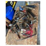 Automotive Oil Filter Wrenches, Grease Guns, and Tool Lot