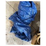 Garage Tool and Supply Lot with Power Painter, Plastic Sheeting, and Accessories