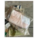 Garage Tool and Supply Lot with Power Painter, Plastic Sheeting, and Accessories