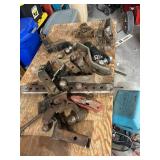 Collection of Trailer Hitches, Ball Mounts, Chains, and Towing Accessories