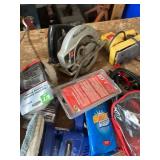 Mixed Lot of Vintage Power Tools and Hand Tools including Jigsaws, Circular Saw, and Accessories