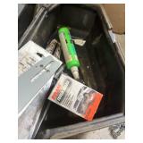 Chainsaw and Replacement Parts Lot with Bars, Chains, and Accessories