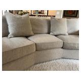 Custom-Designed Neutral Three Seat Sofa