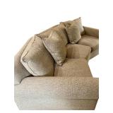 Custom-Designed Neutral Three Seat Sofa