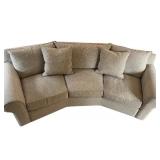 Custom-Designed Neutral Three Seat Sofa