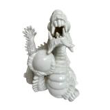 Vintage Chic Fitz and Floyd White Porcelain Dragon Statue