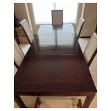 Asian Inspired Dining Table with Chairs
