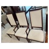 Asian Inspired Dining Table with Chairs