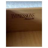 Thomasville Impressions Queen Wooden Bed Frame and Nightstand