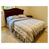 Thomasville Impressions Queen Wooden Bed Frame and Nightstand